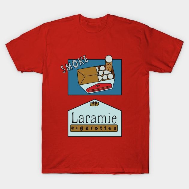 Laramie Cigarettes Ad T-Shirt by saintpetty